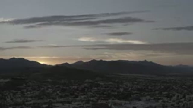 LOS CABOS MEXICO-2020: An Aerial View Of An Urban Area At Dusk Sited At The Base