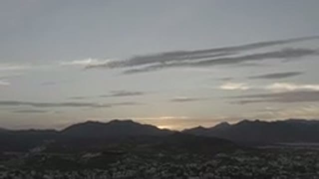 LOS CABOS MEXICO-2020: City Landscape With Mountains Background And With A