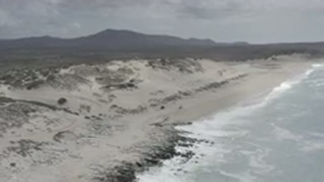 LOS CABOS MEXICO-2020: Tropical Shoreline Beach Waves Ocean Raging Seas