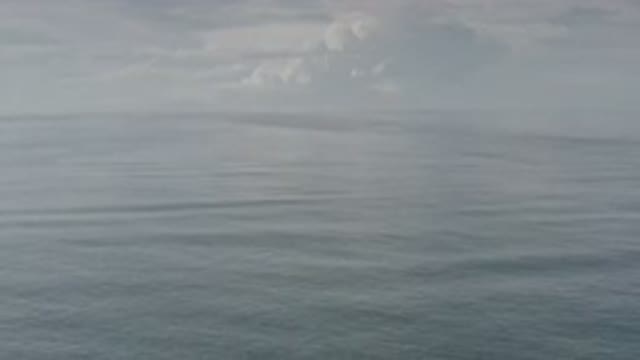 LOS CABOS MEXICO-2020: Calm Windy Day Out On The Ocean Under The Clouds