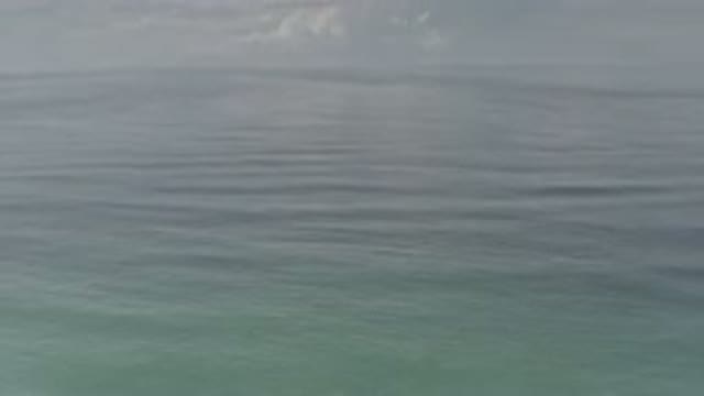 LOS CABOS MEXICO-2020: High Angle View of Water with Slight Waves