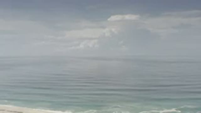 LOS CABOS MEXICO-2020: The Ocean And The Clouds Are Close To The Same Color And