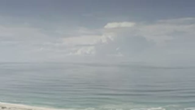 LOS CABOS MEXICO-2020: The Pleasant View Of The White Clouds In The Sky And Sea