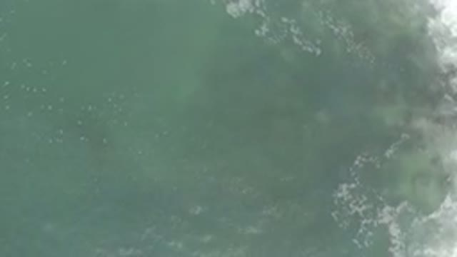 LOS CABOS MEXICO-2020: Aerial Footage Of Murky Water That Is Unclear