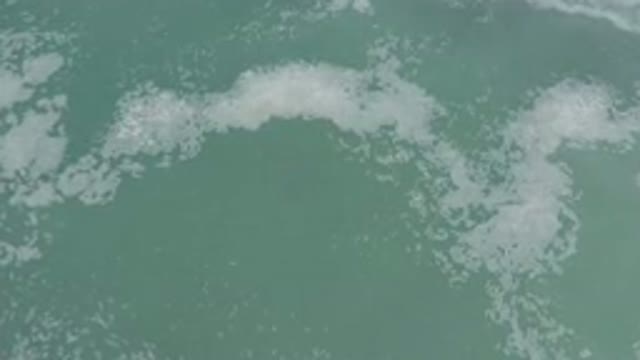 LOS CABOS MEXICO-2020: Sea Foams and Bubbles Gently Rolling