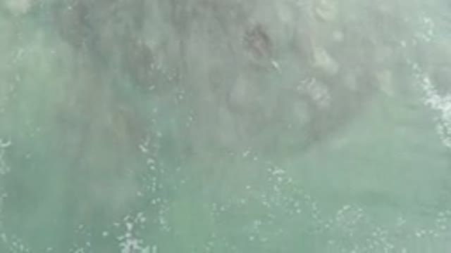 LOS CABOS MEXICO-2020: Gray Waters Crash Against The Beach