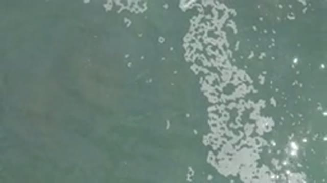 LOS CABOS MEXICO-2020: Flowing Water With White Foam