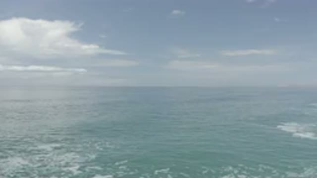 LOS CABOS MEXICO-2020: Mild Overcast Watching The Water With A Darker Blue Tint