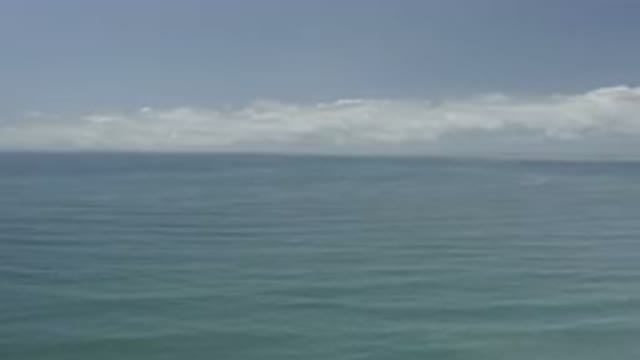 LOS CABOS MEXICO-2020: An Aerial View Of Blue Ocean With Rows Of Waves During