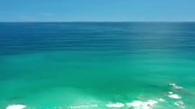 LOS CABOS MEXICO-2020: A Nice View Of The Sea From An Aerial Plane