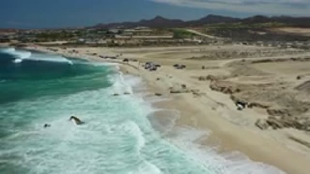 LOS CABOS MEXICO-2020: A Dramatic View In The Daylight Of The Coastline With