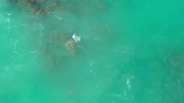 LOS CABOS MEXICO-2020: The Top View Of The Rocks On The Blue Sea