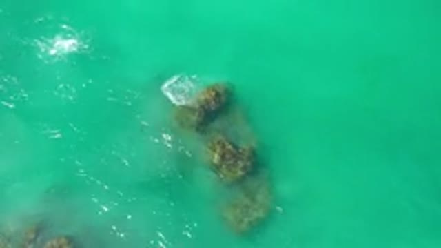 LOS CABOS MEXICO-2020: Wind Rocks Water Green Blue Island Beach Waves Tropical