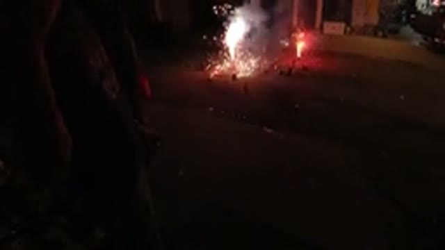 DENVER COLORADO-2019: The Pleasant View Of The Night Celebrations With Sparking