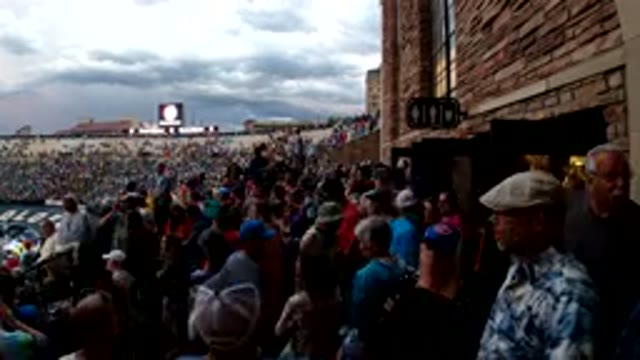 DENVER COLORADO-2019: Time Lapse Of A Crowded Arena From The Start Of The Event