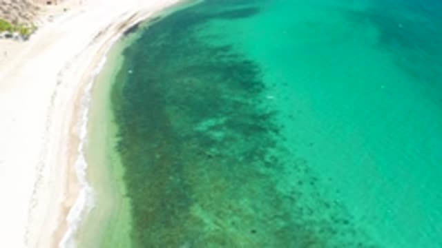 EL SARGENTO LA VENTANA MEXICO-2020: Beautiful Drone Shot Of A Clear And Clean