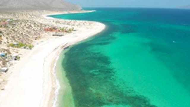 EL SARGENTO LA VENTANA MEXICO-2020: An Aerial View Of A Shoreline Showcasing