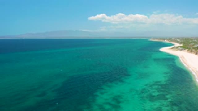 EL SARGENTO LA VENTANA MEXICO-2020: Long Wave On Calm Smooth Beach Looking Out
