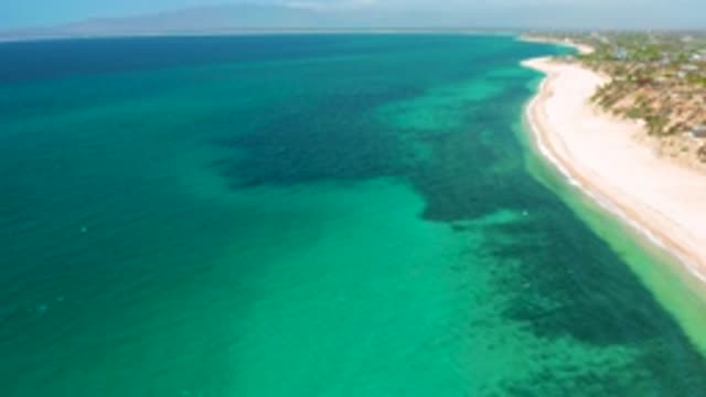 EL SARGENTO LA VENTANA MEXICO-2020: Aerial View Of A Beautiful Beach With Clear