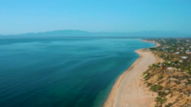 EL SARGENTO LA VENTANA MEXICO-2020: The Long View Of The Mountain With Blue Sea