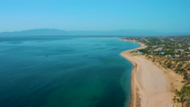 EL SARGENTO LA VENTANA MEXICO-2020: Ocean And Sky Meeting At The Shoreline