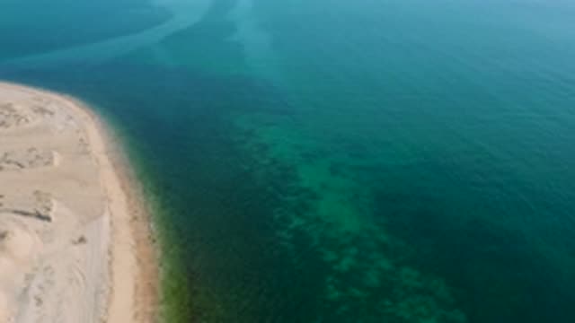 EL SARGENTO LA VENTANA MEXICO-2020: The Top View Of The Silent Sea And Beach