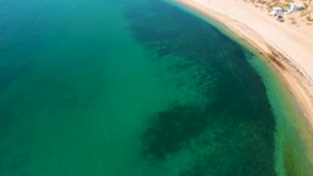 EL SARGENTO LA VENTANA MEXICO-2020: The Top View Of The Silent Beach And Beach