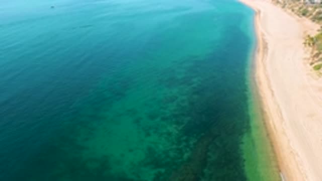 EL SARGENTO LA VENTANA MEXICO-2020: From The Top View Of A Coastline With An