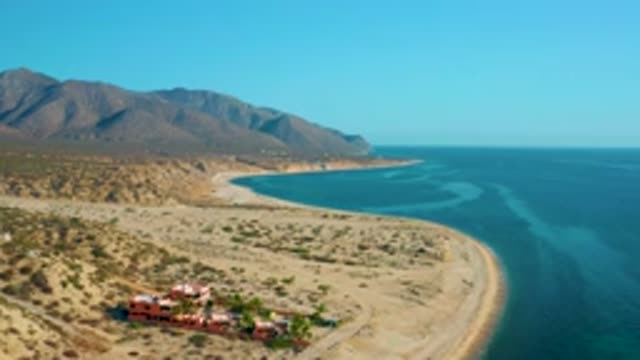 EL SARGENTO LA VENTANA MEXICO-2020: Aerial View Of Shoreline With Beach