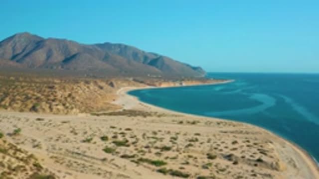 EL SARGENTO LA VENTANA MEXICO-2020: Beach Coastline Ocean Mountain Range Aerial