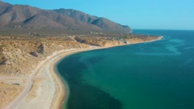 EL SARGENTO LA VENTANA MEXICO-2020: Scenic Overhead View Of The Ocean
