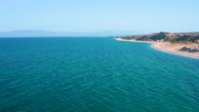 EL SARGENTO LA VENTANA MEXICO-2020: Beautiful Drone Shot Of The Clean And Clear