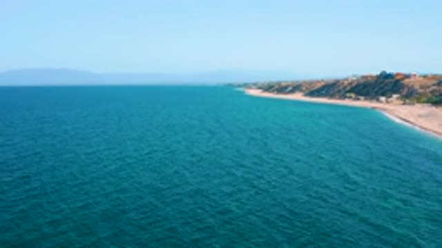 EL SARGENTO LA VENTANA MEXICO-2020: Sky View Of Beautiful Ocean And Empty Beach