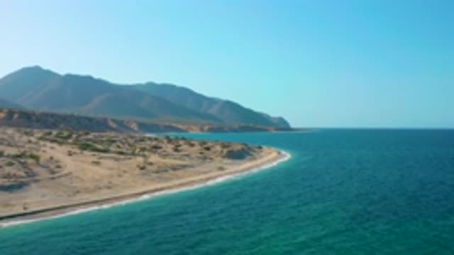 EL SARGENTO LA VENTANA MEXICO-2020: Landscape Of The Blue Ocean Shore With A