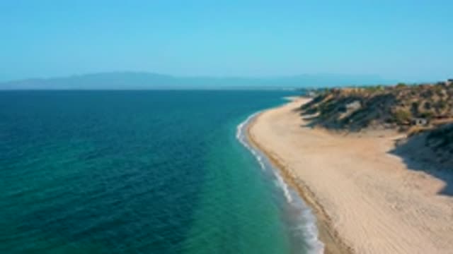 EL SARGENTO LA VENTANA MEXICO-2020: Aerial View Of A Beach With Sand Dune