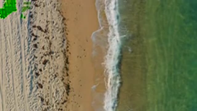 EL SARGENTO LA VENTANA MEXICO-2020: Passing View Of Blues Green Waves Hitting