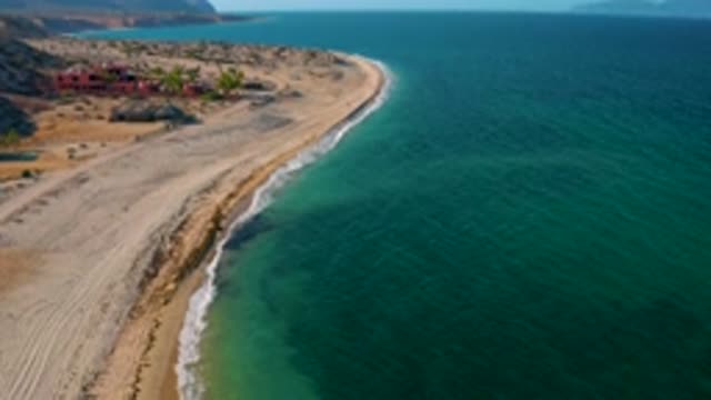 EL SARGENTO LA VENTANA MEXICO-2020: The Long View Of The Beach And Beach Sand