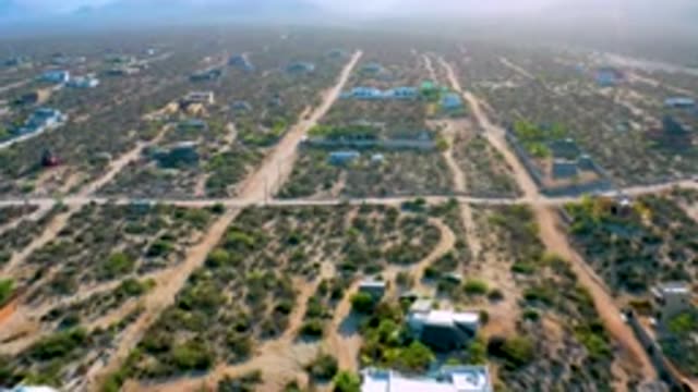 EL SARGENTO LA VENTANA MEXICO-2020: Aerial View Of Small Town With Many Bushes