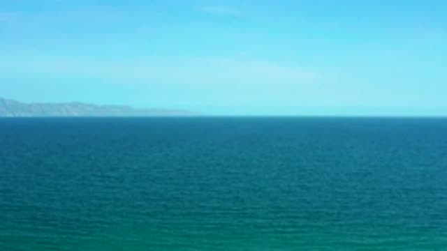 EL SARGENTO LA VENTANA MEXICO-2020: Drone Shot Of The Clean And Clear Blue