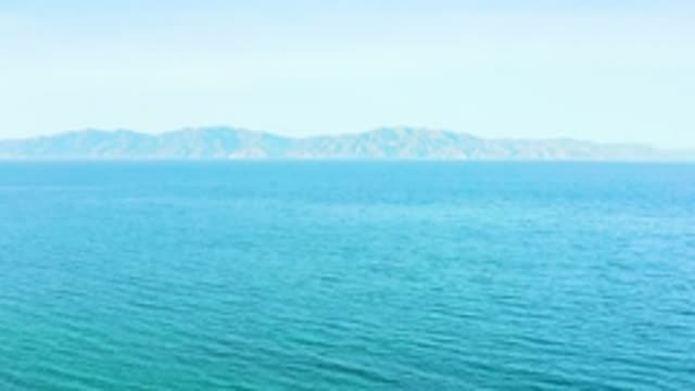 EL SARGENTO LA VENTANA MEXICO-2020: A Beautiful View Of Light Blue Sea And A Row