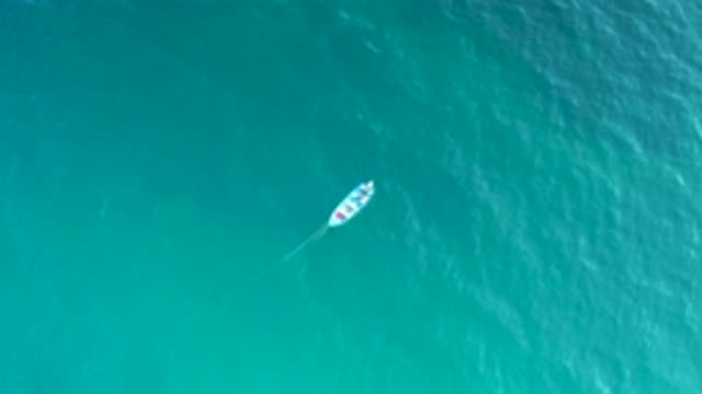 EL SARGENTO LA VENTANA MEXICO-2020: One Ship Moving Across Bright Blue Ocean