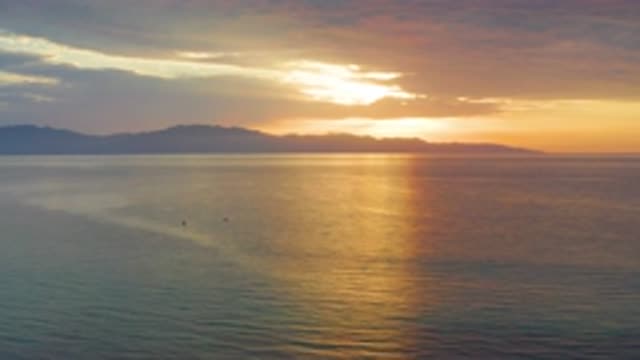 EL SARGENTO LA VENTANA MEXICO-2020: A Sun Setting On A Flowing River