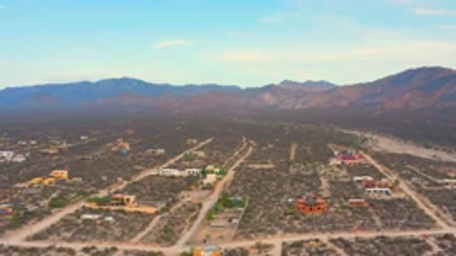 EL SARGENTO LA VENTANA MEXICO-2020: The Long View Of The Blue Sky And Village