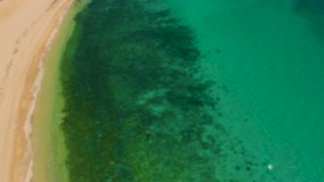 EL SARGENTO LA VENTANA MEXICO-2020: The Top View Of The Silent Beach And Sea