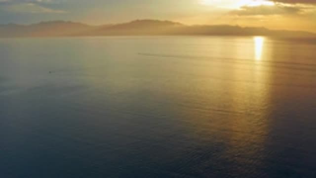 EL SARGENTO LA VENTANA MEXICO-2020: Flying Over The Sea During Sunset Seeing