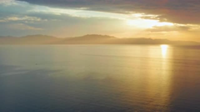 EL SARGENTO LA VENTANA MEXICO-2020: A Beautiful Sunset Slowly Descending Behind