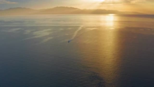 EL SARGENTO LA VENTANA MEXICO-2020: Open Water During A Sunset With One Lone Boat
