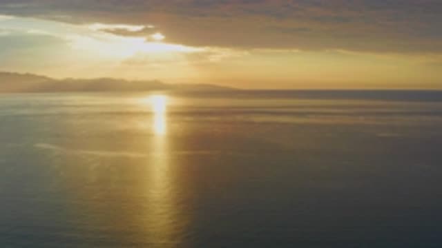 EL SARGENTO LA VENTANA MEXICO-2020: The Golden View Of The Sunrise Morning At