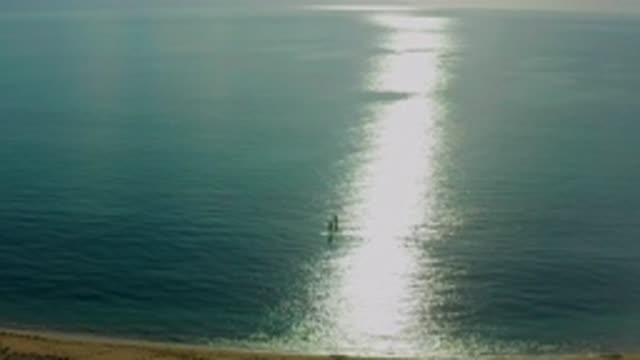 EL SARGENTO LA VENTANA MEXICO-2020: Two People Paddling Alone in the Ocean