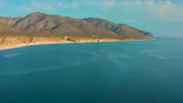 EL SARGENTO LA VENTANA MEXICO-2020: View Of A Shoreline With A Few Large Mountains